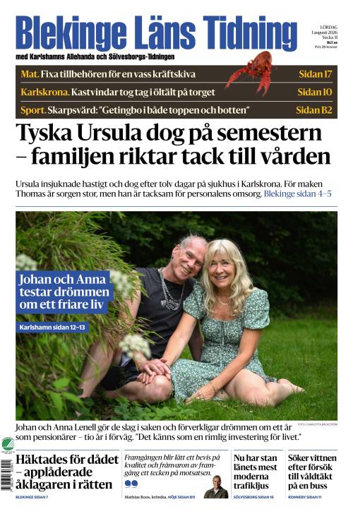 Blekinge Läns Tidning 1.8.2026