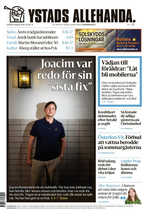 Ystads Allehanda 1.8.2026
