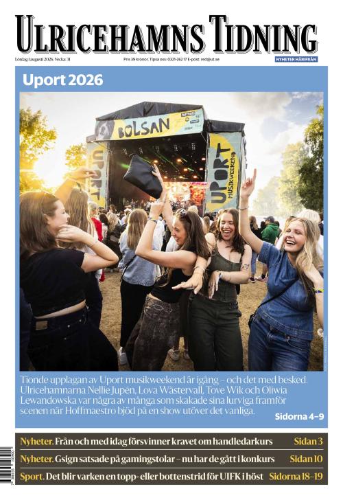 Ulricehamns Tidning 1.8.2026