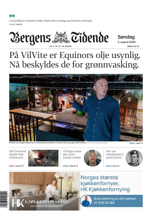 Bergens Tidende 2.8.2026
