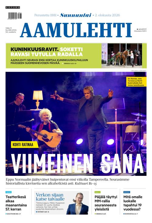 Aamulehti 2.8.2026