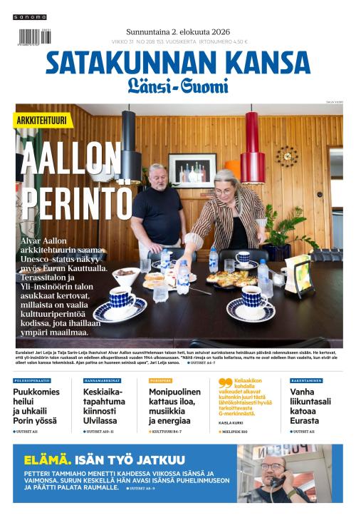 Satakunnan Kansa Länsi-Suomi 2.8.2026