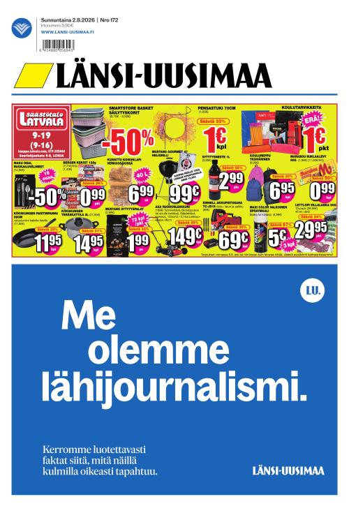 Länsi-Uusimaa 2.8.2026