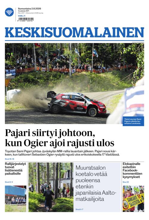 Keskisuomalainen 2.8.2026