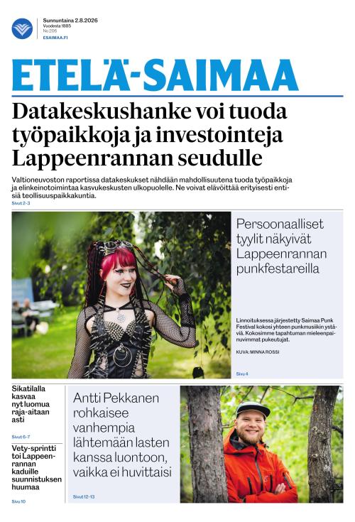 Etelä-Saimaa 2.8.2026