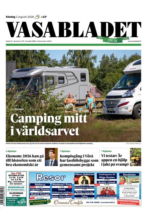 Vasabladet 2.8.2026