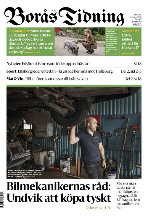 Borås Tidning 2.8.2026