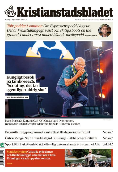 Kristianstadsbladet 2.8.2026