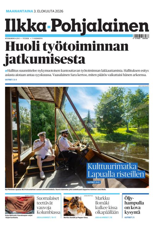 Ilkka-Pohjalainen 3.8.2026