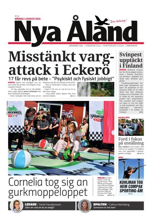Nya Åland 3.8.2026