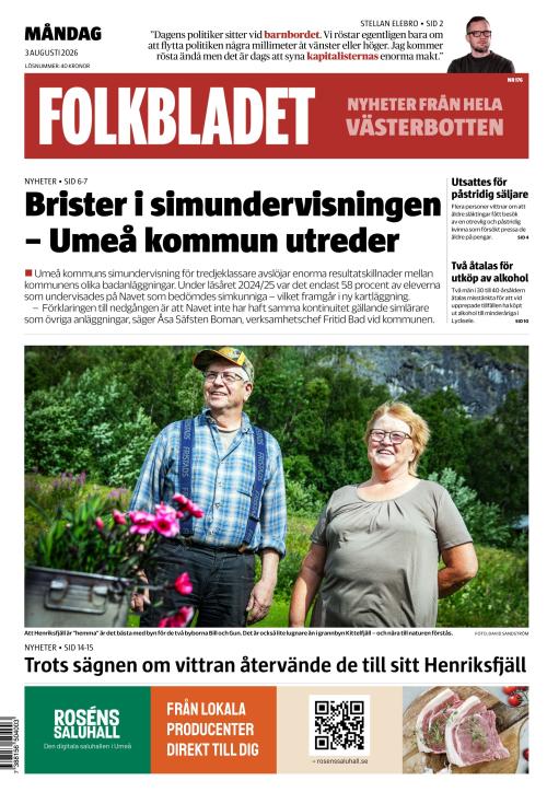 Folkbladet (Västerbotten) (SE) 3.8.2026