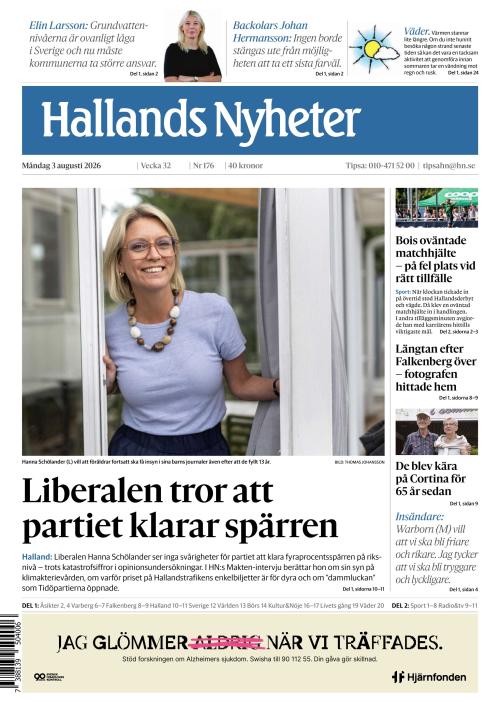 Hallands Nyheter 3.8.2026