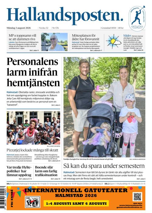 Hallandsposten 3.8.2026