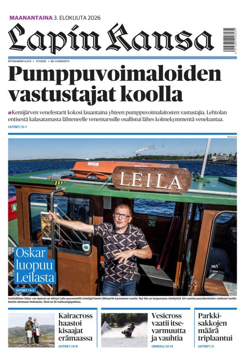 Lapin Kansa 3.8.2026