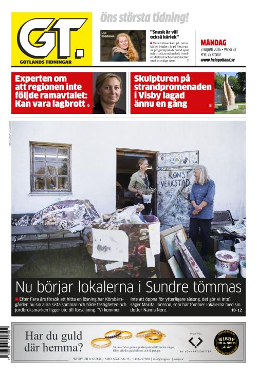 Gotlands Tidningar 3.8.2026