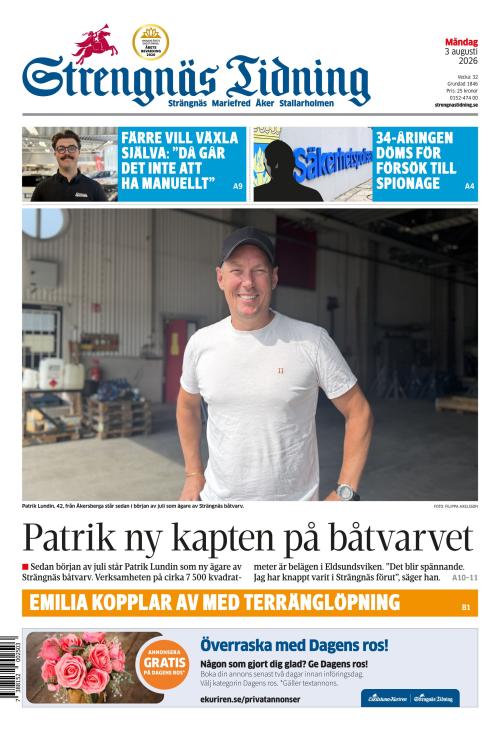 Strengnäs Tidning 3.8.2026