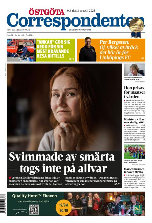 Östgöta Correspondenten 3.8.2026