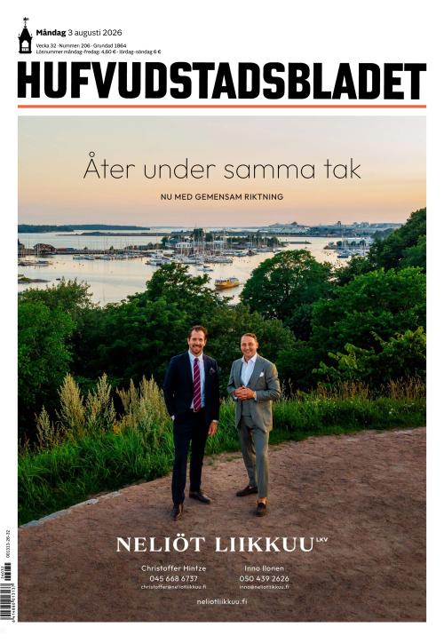 Hufvudstadsbladet 3.8.2026