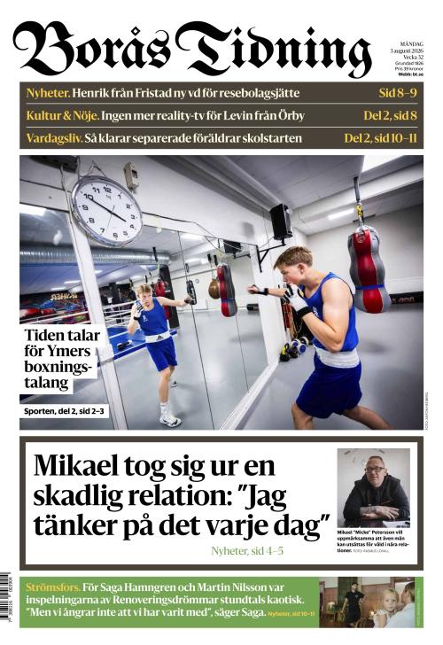 Borås Tidning 3.8.2026