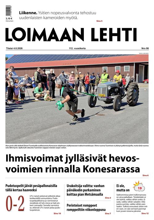 Loimaan Lehti 4.8.2026