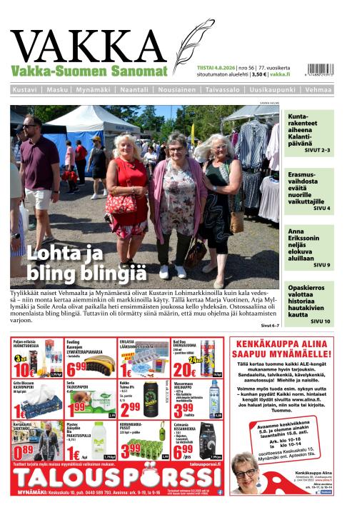 Vakka-Suomen Sanomat 4.8.2026
