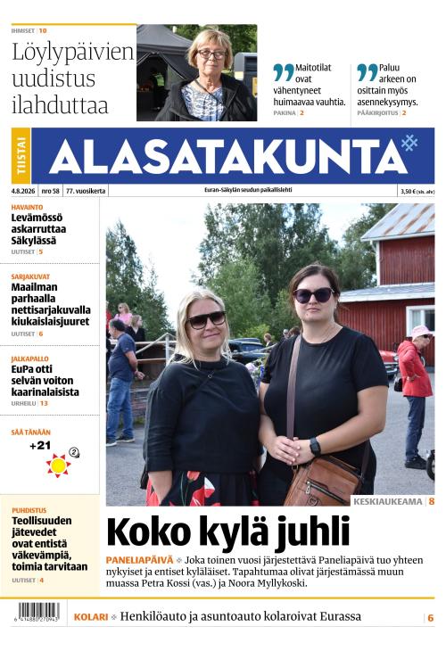 Alasatakunta 4.8.2026