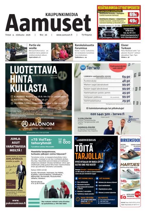 Aamuset 4.8.2026