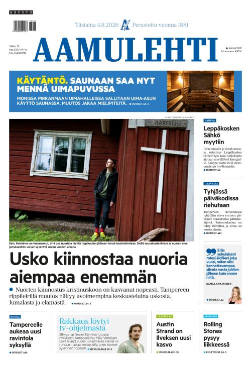 Aamulehti 4.8.2026
