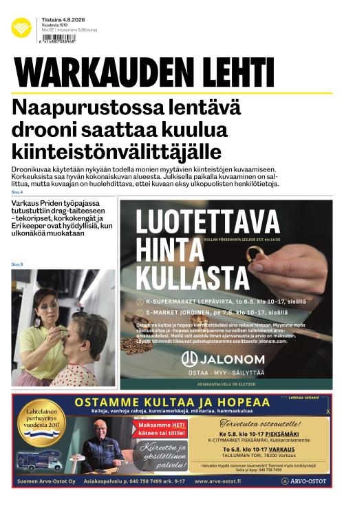 Warkauden Lehti 4.8.2026