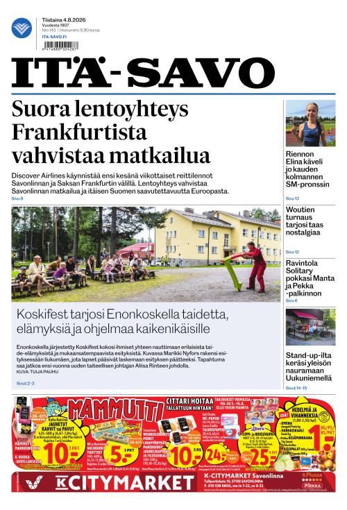 Itä-Savo 4.8.2026