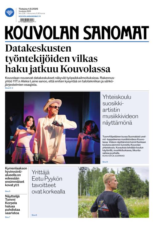 Kouvolan Sanomat 4.8.2026