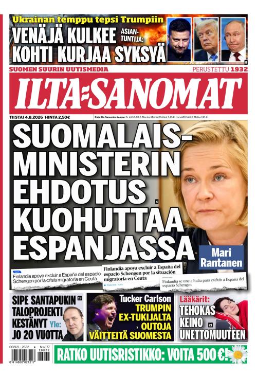 Ilta-Sanomat 4.8.2026