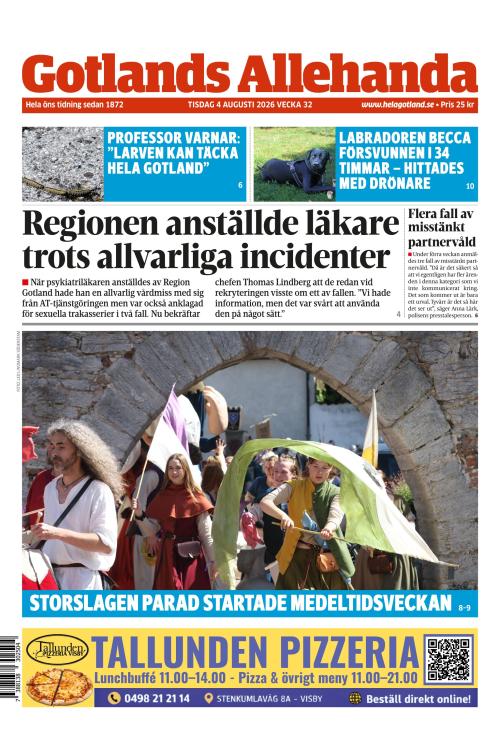 Gotlands Allehanda 4.8.2026
