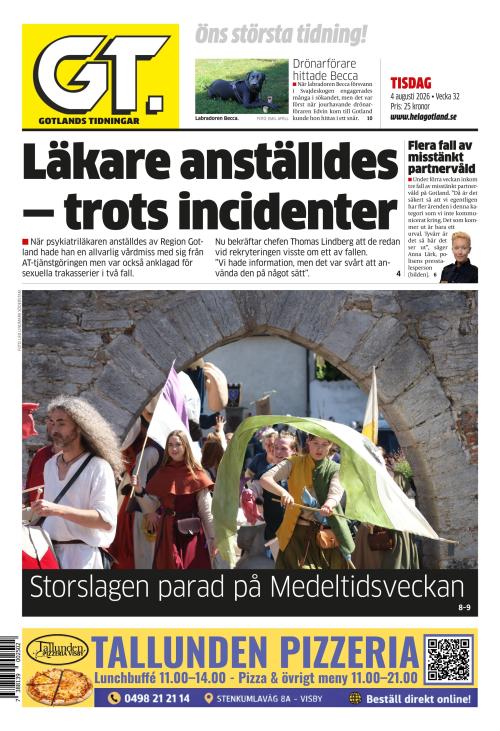 Gotlands Tidningar 4.8.2026