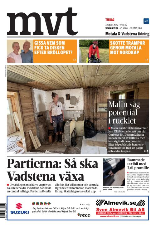 Motala Vadstena Tidning 4.8.2026
