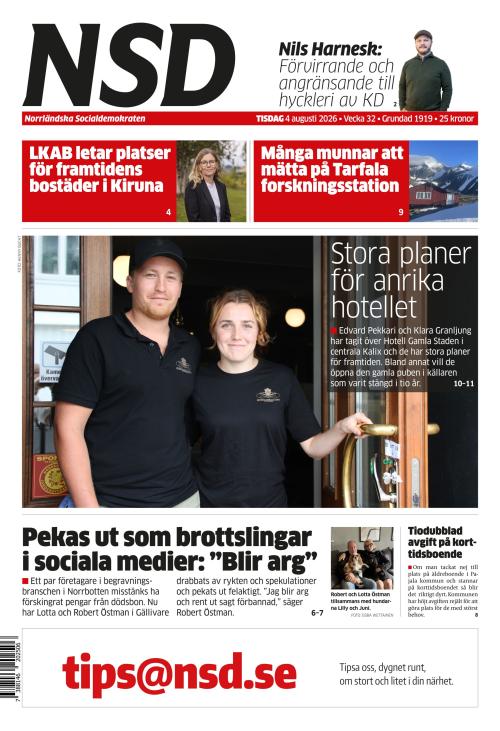 Norrländska Socialdemokraten 4.8.2026