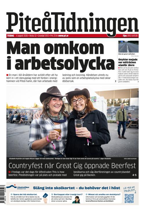 Piteå-Tidningen 4.8.2026