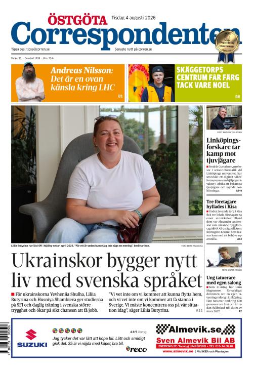 Östgöta Correspondenten 4.8.2026