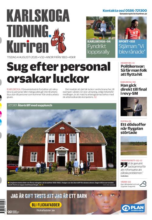 Karlskoga Tidning-Kuriren 4.8.2026
