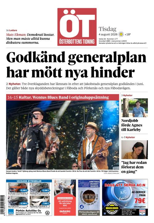 Österbottens Tidning 4.8.2026