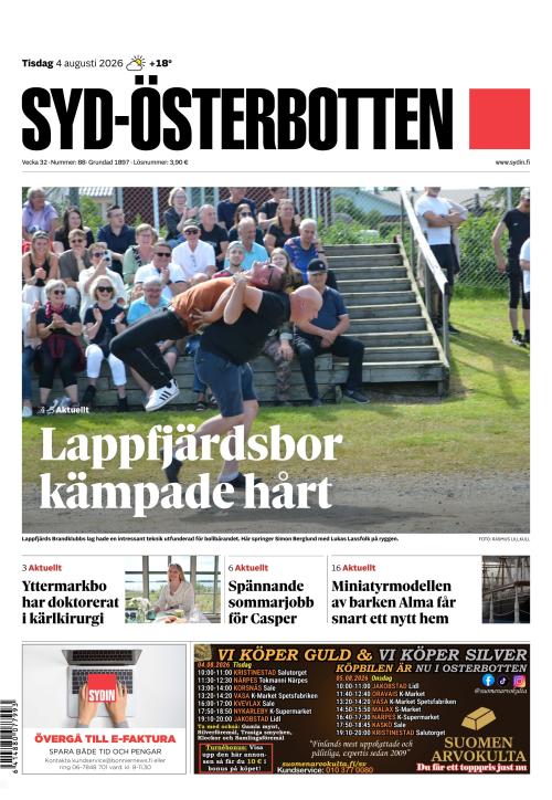 Syd-Österbotten 4.8.2026