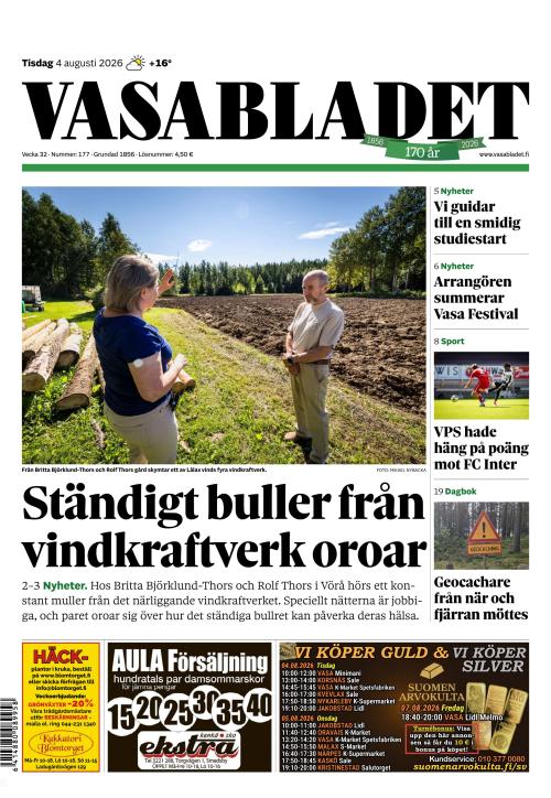 Vasabladet 4.8.2026
