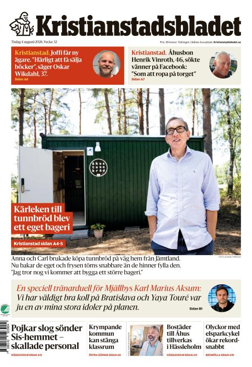Kristianstadsbladet 4.8.2026