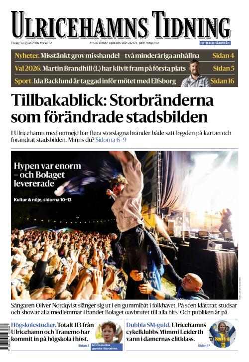 Ulricehamns Tidning 4.8.2026