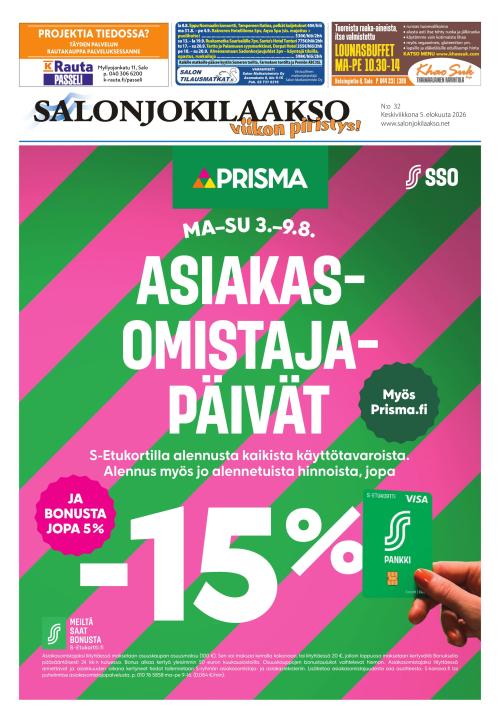 Salonjokilaakso 5.8.2026