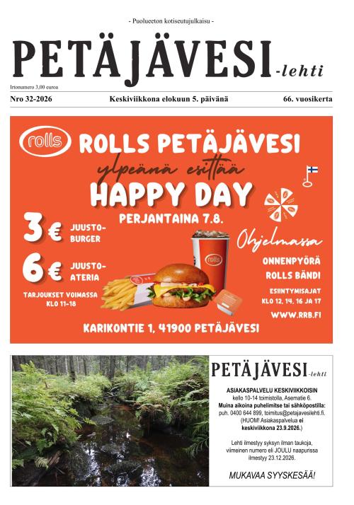 Petäjävesi 5.8.2026