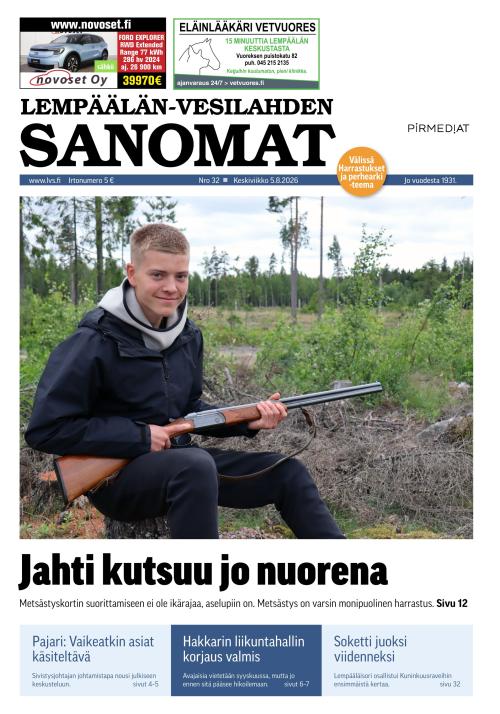 Lempäälän-Vesilahden Sanomat 5.8.2026