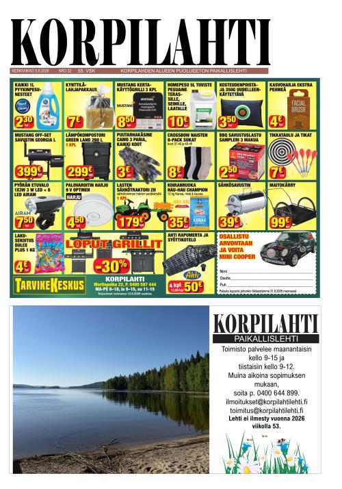Korpilahti-lehti 5.8.2026