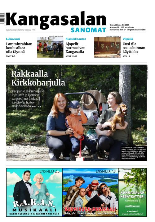 Kangasalan Sanomat 5.8.2026