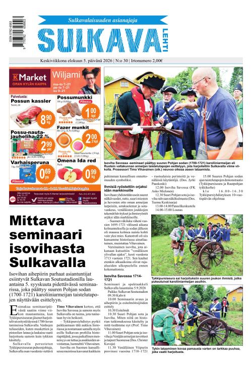 Sulkava-lehti 5.8.2026